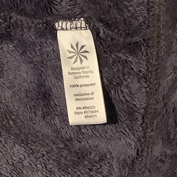 Athleta zip anorak fleece L gray - Picture 4 of 5